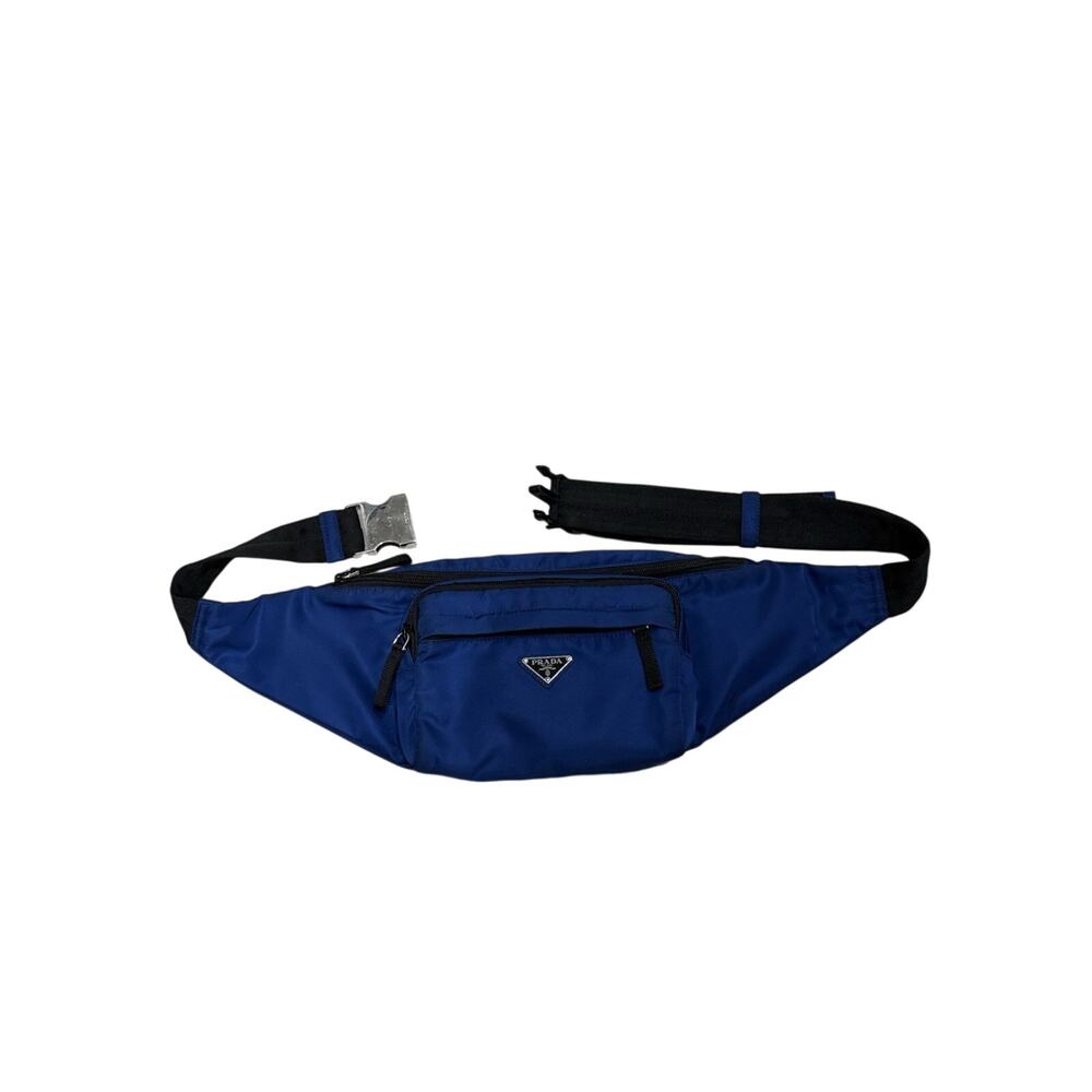 PRADA Nylon Cross Body Bag 2VL005 Blue